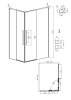 Душевой уголок Grossman Galaxy 300.K33.01.1070.10.00 100х70 стекло прозрачное профиль хром без поддона